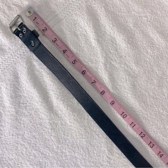 H&M Divided Black Leather Belt - Picture 8 of 12